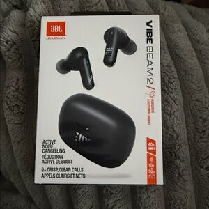 JBL Vibe Beam 2 Earbuds in Black